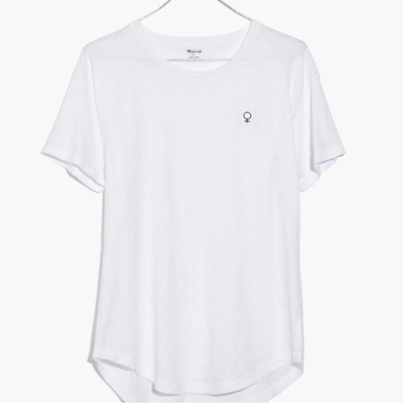 NWT Madewell x Girls Whisper Cotton Crewneck Tee - Picture 2 of 5